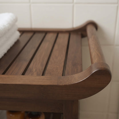 The Bamboo Bathroom Bench