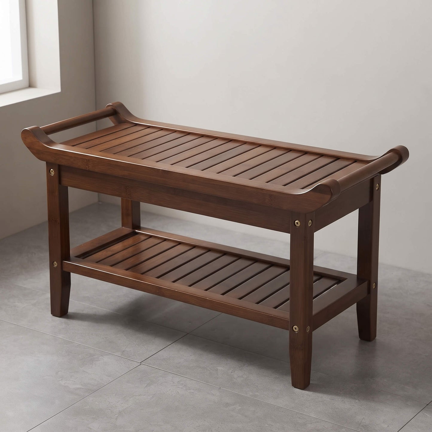 The Bamboo Bathroom Bench