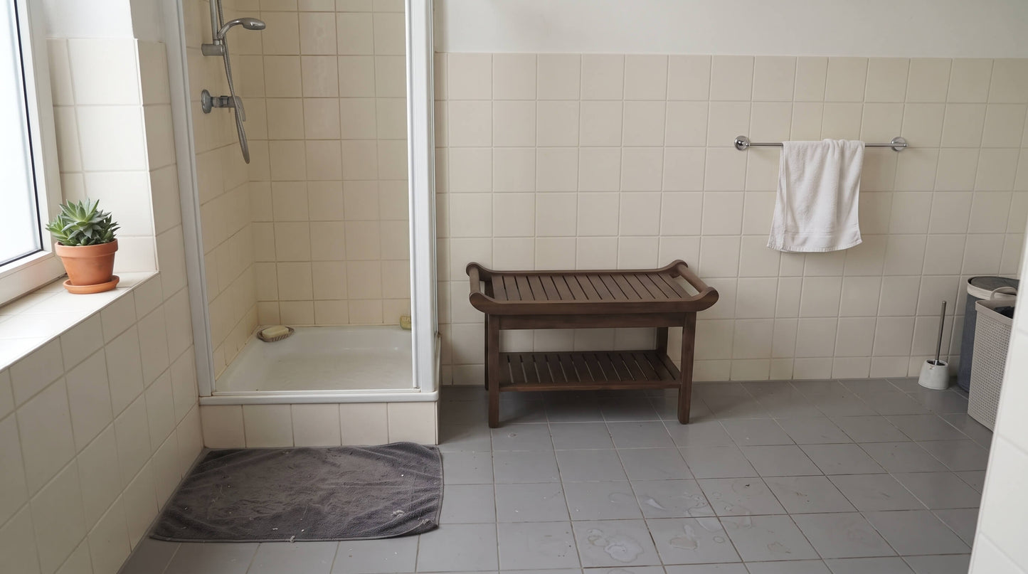 The Bamboo Bathroom Bench