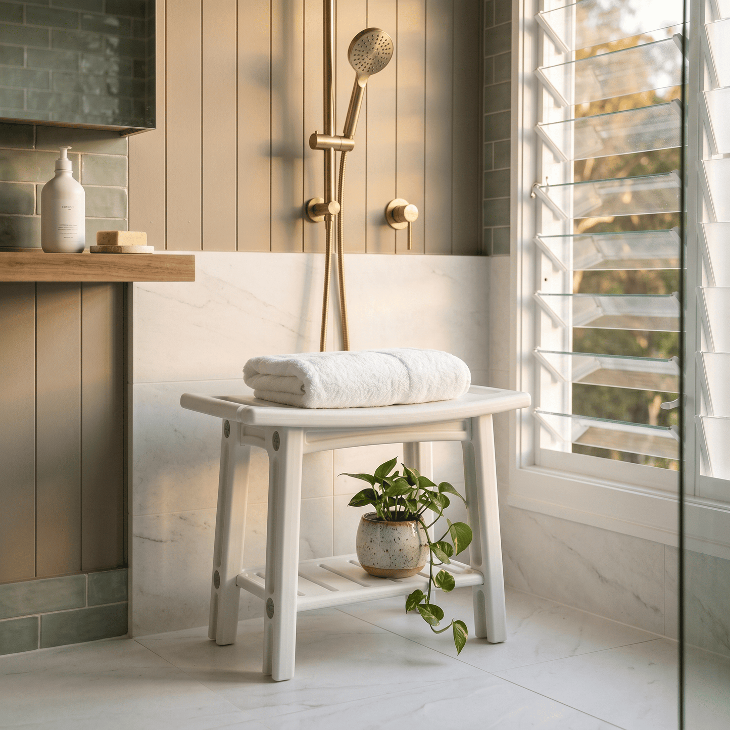 The Bathroom Bench